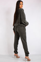 Charlotte Khaki Chenille Corduroy Tracksuit
