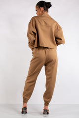 Frances Camel Shirt Co Ord Set