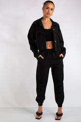 Frances Black Shirt Co Ord Set