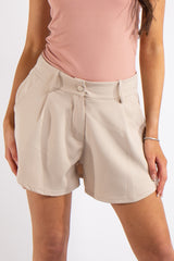 Tinley Stone Flared Pocket Shorts