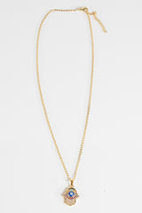 Fatima Hamza Hand Gold Necklace