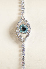  Goz Silver Evil Eye Bracelet