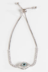  Goz Silver Evil Eye Bracelet