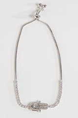Hamza Hand Silver Bracelet