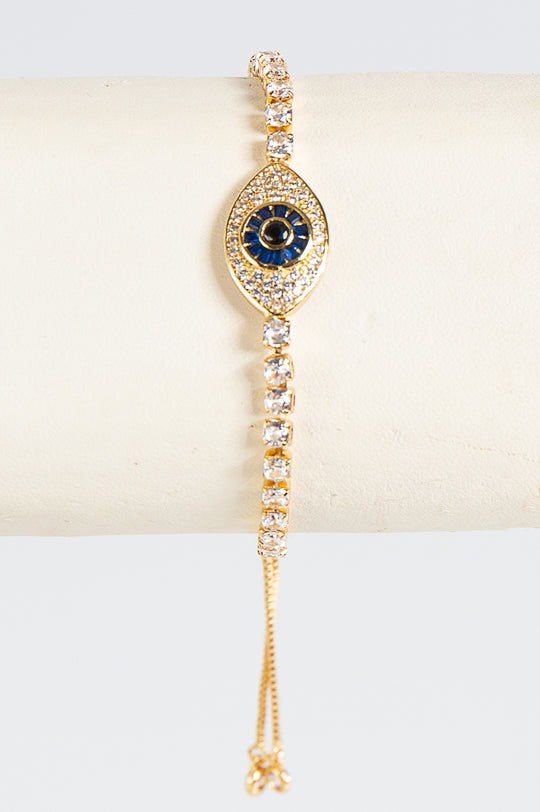 Gold Evil Eye Bracelet