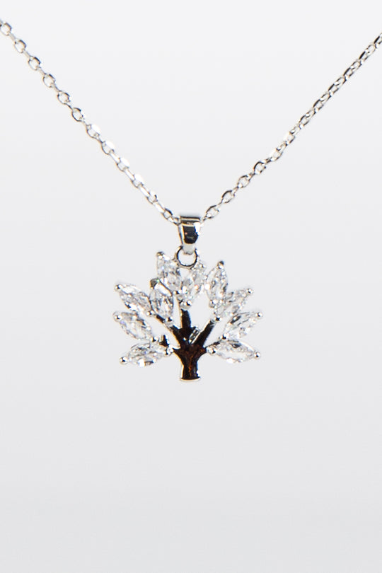 Silver Tree Of Life Pendant Necklace