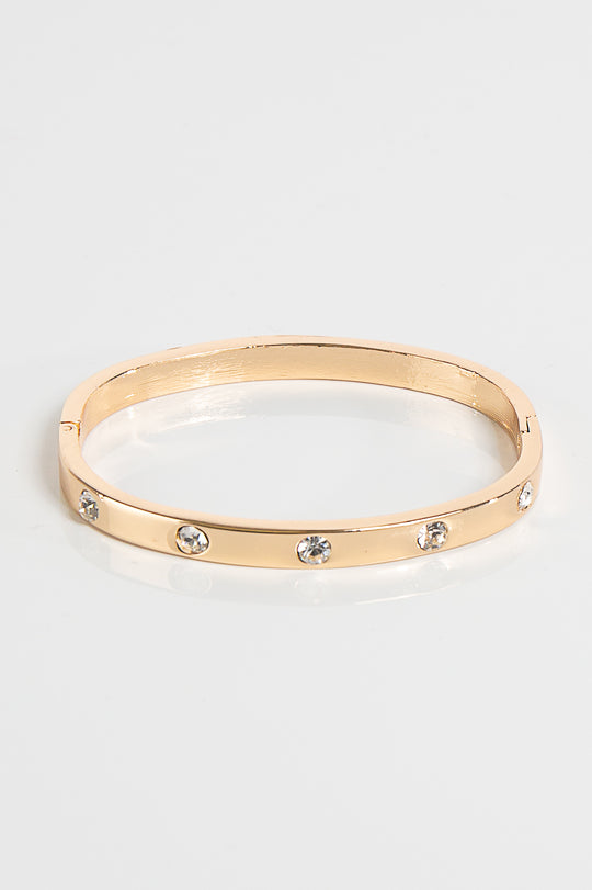 Gold Love Bracelet Bangle-Zoe