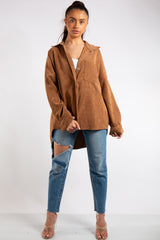 Ellen Camel Collard Corduroy Shirt