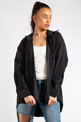 Ellen Black Collard Corduroy Shirt