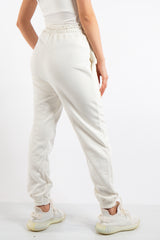 Tenley Off-White Plain Jogger Pants