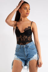 Kori Blue Extreme Ripped Denim Shorts